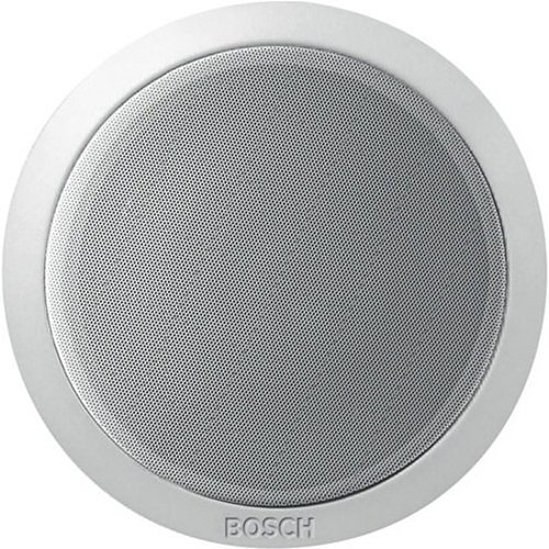Bosch Audio LHM 0606/10 6" Ceiling Loudspeaker, 80Hz to 18kHz Frequency Range, Clamp Mounted, Single, White