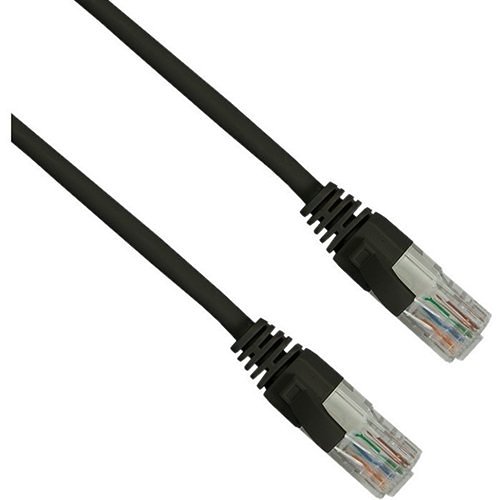 Connectix 003-3B5-030-09C Magic Patch Series CAT6 Patch Cable, RJ45 UPT, LSOH with Latch Protection Boot, 3m, Black