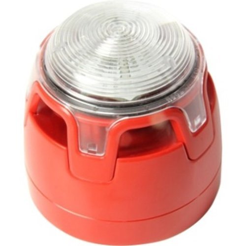 KAC CWSS-RR-S5 Red Body Shallow Base Red LED Sounder Beacon