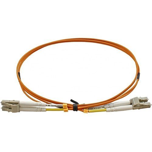Connectix 005-634-020-01B Starlight Series LC-LC Multimode Duplex Fibre Optic Patch Cable, OM3-50/125, 2m, Orange