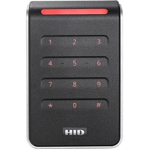 HID 40KTKS-00-000000 Signo 40 Wall Mount Keypad Reader, Terminal Strip Connection, Black/Silver (Replaces RK40, RPK40)