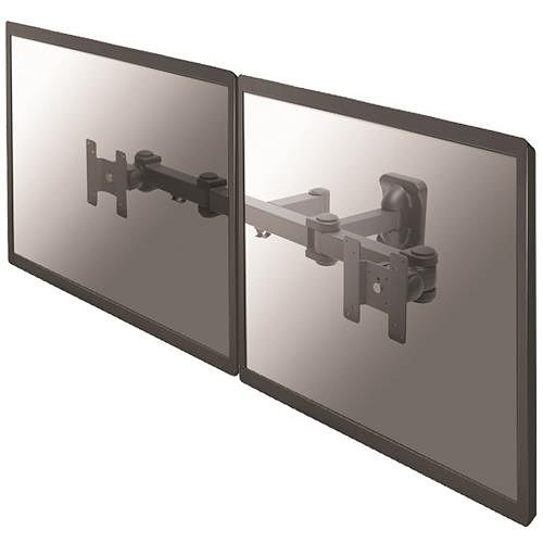 Neomounts FPMA-W960D Full Motion Wall Mount for two 10"-27" Screens, Black