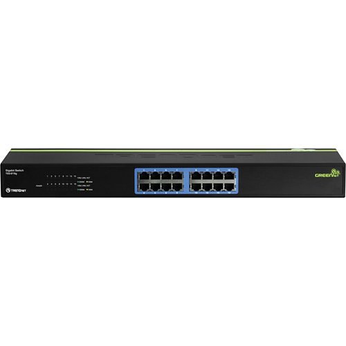 TRENDnet TEG-S16G 16-Port Gigabit GREENnet Switch, 32Gbps