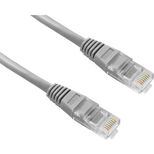 Connectix 003-3B5-050-01C Magic Patch Series CAT6 Patch Cable, RJ45 UPT, LSOH with Latch Protection Boot, 5m, Grey
