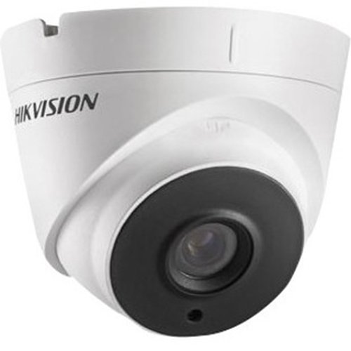 Hikvision DS-2CE56D8T-IT3E Pro Series 2MP Ultra Low Light 40m IR HDoC Turret Camera, 2.8mm Fixed Lens, White