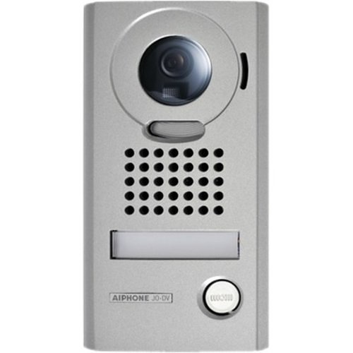 Aiphone JODV JO Series Surface Mount Vandal Resistant Video Door Station with Color Camera and Die-Cast Zinc Faceplate, for JO and GT Series