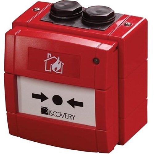 Apollo 58100-951APO Discovery Series SIL2 Isolating Manual Call Point, Outdoor Use, EN 54-11 Certified, Red