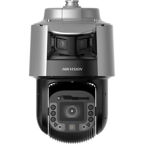 Hikvision DS-2SF8C442MXS-DLW Ultra Series DarkFighter IP66 4MP IR 300M TandemVu IP Speed Dome Camera, 2.8mm Fixed Lens, Grey