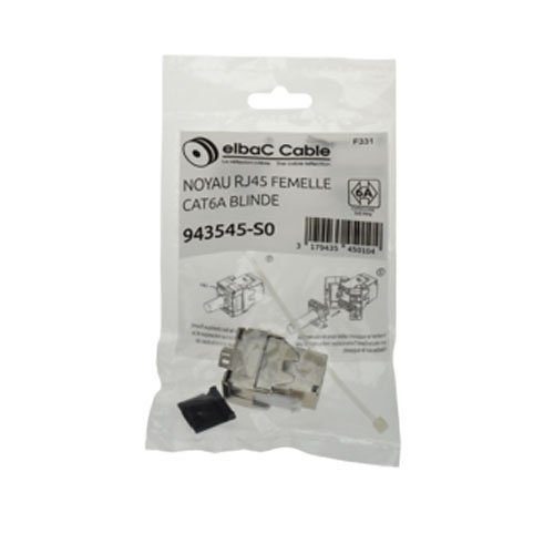 Elbac 943545-S0 Core Shielded RJ45 Female CAT6A