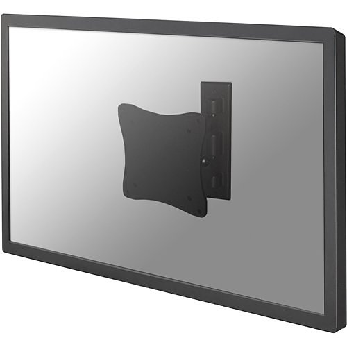Neomounts FPMA-W810BLACK TV or Monitor Wall Mount, 2 pivots and tiltable for 10" to 27" Screen, Black