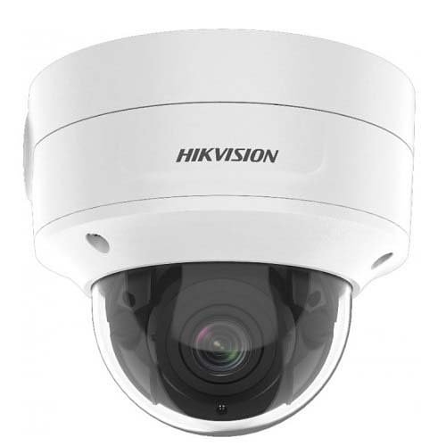 Hikvision DS-2CD2746G1-IZS Pro Series, AcuSense IP67 4MP 2.8-12mm Motorized Varifocal Lens, IR 40M IP Dome Camera, White