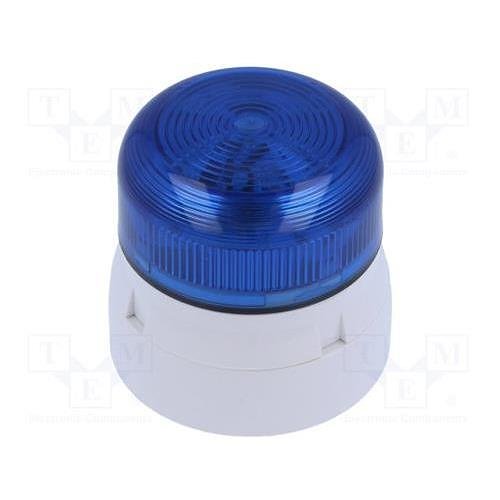 Texecom QBS-0067 Flashguard Beacon LED 11-35V DC 50mA, Blue Lens