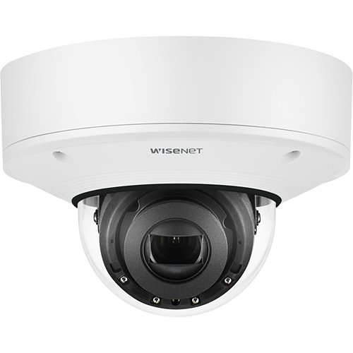 Hanwha XNV-6081RE Wisenet X Series 2MP IR Outdoor Vandal Dome Camera with PoE Extender, 2.8-12mm Varifocal Lens Length