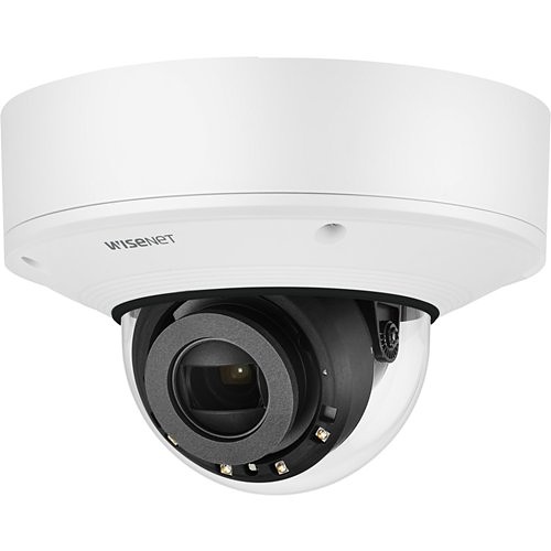 Hanwha XNV-6081RE Wisenet X Series 2MP IR Outdoor Vandal Dome Camera with PoE Extender, 2.8-12mm Varifocal Lens Length