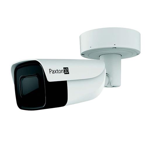 Paxton 010-924 Pro Series, Ultra Low Light IP67 4K 2.8-12mm Motorized Varifocal Lens, IR 60M IP Bullet Camera, White