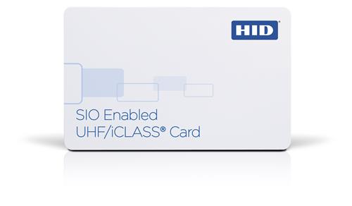 HID 6013 SIO Series iCLASS Printable Proximity Card, OR up to 10cm 4K, White, 100-Pack