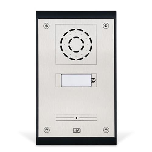 2N 9153201-E Analog Uni Series, 1-Button Intercom Door Station Module, IP54, Silver