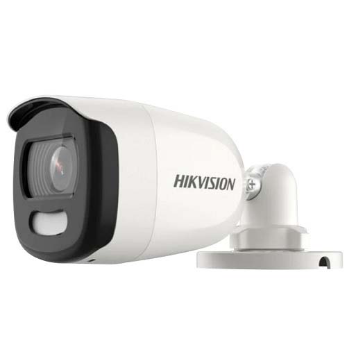 Hikvision DS-2CE10HFT-F28 Turbo HD Series, ColorVu IP67 2MP 2.8mm Fixed Lens HDoC Mini Bullet Camera, Wit