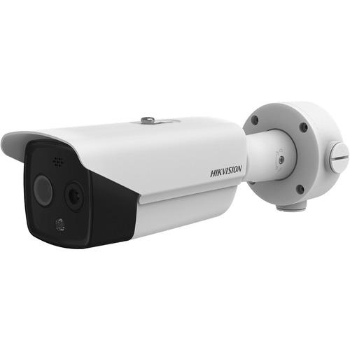 Hikvision HeatPro DS-2TD2617T-6/PA Netwerkcamera - Kleur - Bullet - 15 m Infrarood Night Vision - H.265, H.264, MJPEG - 2688 x 1520 - 8 mm Vast lens - CMOS - Bevestiging voor verdeeldoos, Hoekbevestiging, Verticale bevestiging, Paalmontage - IP66