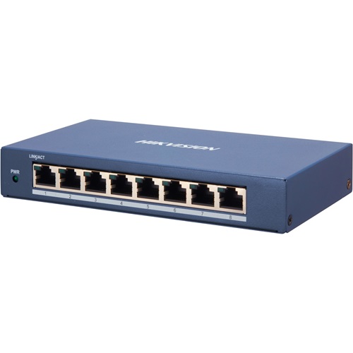 Hikvision DS-3E1508-EI Pro Series, 8 Port Managed, Network Switch, 8 × 1 Gbps RJ45 5W 