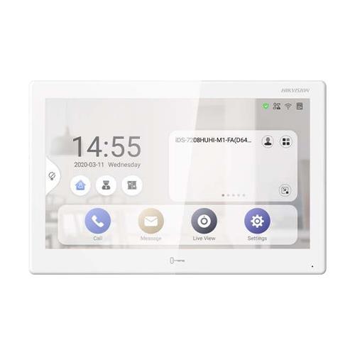 Hikvision DS-KH9510-WTE1 Ultra Series All-in-one Answering Unit 10" Touch-Screen, 12VDC, White