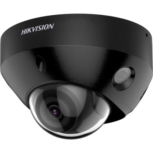 Hikvision Pro IP Mini Dome Camera External 4mp 2.8mm Fixed Lens Hfov 112° 12vdc PoE Black