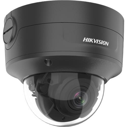 Hikvision Pro IP Dome Camera External 4mp 2.8-12mm Mzf Lens IR 40m Dc12v-Poe Black