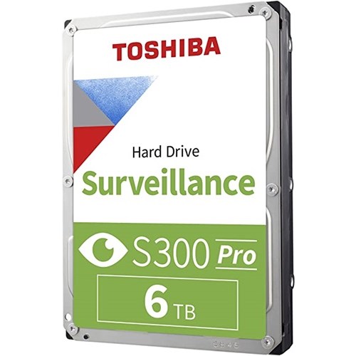 Toshiba S300 6 TB Harde schijf - 3.5" Intern - SATA (SATA/600) - 7200rpm - 256 MB buffer