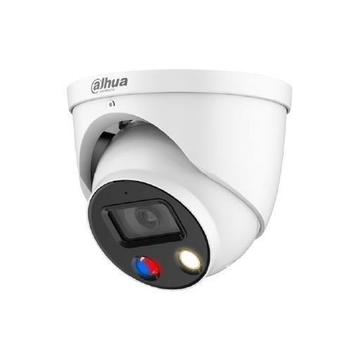 Dahua IPC-HDW3449H-AS-PV-S3 WizSense, IP67 4MP 2.8mm Fixed Lens, IR 30M Active Deterrence IP Turret Camera, Wit