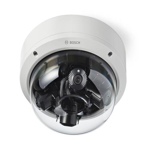 Bosch 7000i Flexidome Multi Series, IP66 4 x 3MP 3.7-7.7mm Motorized Varifocal Lens IP Dome Camera, Wit