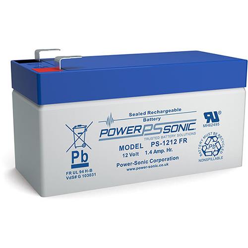 Powersonic PS-1212 PS Series, 12V, 1.2Ah, Sealed Lead Acid Rechargable Battery, 20-Hr Rate Capacity 