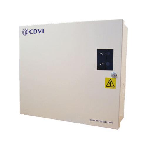CDVI PSU24/3L Access Power Supply Unit 24v 3a Large Box, Voeding 3a, 24v, Metalen Box, Groot