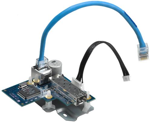 Ethernet mediaconvertor videozender/data-ontvangermodule glasvezelkit, voor AUTODOME camera´s en voor MIC-IP-PSU voor MIC analoge camera´s. - 1 Poort(en) - 1 x Netwerk (RJ-45) - Optische vezel, Twisted-pair - Fast Ethernet - 10/100Base-T, 10/100Base-X - 20 km - 1 x Uitbreidingsslots - SFP - AC - Monteerbaar op oppervlak, Monteerbaar in rek