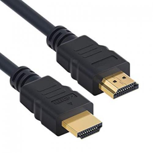 W Box 1 m HDMI-Kabel A/V-kabel voor Audio-/Video-apparaat - 18 Gbit/s - Ondersteunt maximaal3840 x 2160 - Goud Connector met metaallaag - 30 AWG - Zwart