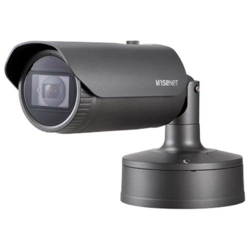 Hanwha XNO-6080R Wisenet X Series, WDR IP67 2MP 2.8-12mm Motorized Varifocal Lens, IR 50M IP Bullet Camera, Grijs