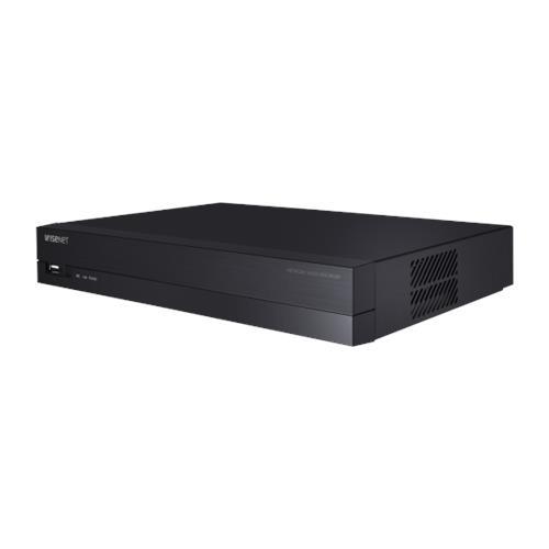 Hanwha XRN-420S Wisenet X Series, 4K 4-Channel 50Mbps 1 SATA NVR with 4 PoE Ports