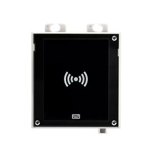 2N 9160334-S Access Unit 2.0 Series RFID Reader, OR 10m, IP54, Surface and Flush Mount, Supports 125kHz and 13.56MHz, Black