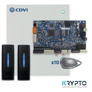 CDVI A22KIT22 Cvdi High Security Encrypted Access Control Kit 2 Door 4 Readers, Atrium Krypto Kit