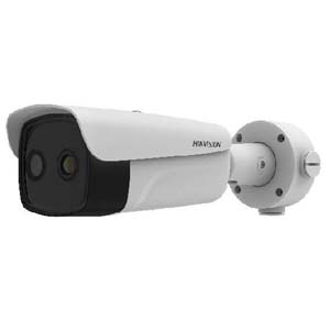 Hikvision Thermal IP Thermische Bi-Spectrum Bullet Camera Internal Thermisch 384x288 Pixels Optisch 4mp Lens Thermisch 9.7mm (37.5° × 28.5°) Optisch 4mm