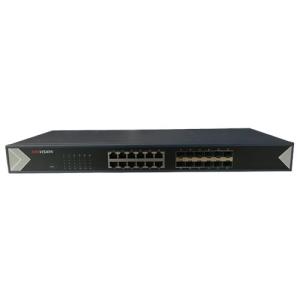 Netwerk Switch Unmanaged, 12x POE , 12x SFP L2