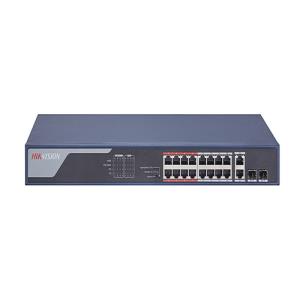 Hikvision DS-3E1318P-EI Network Switch Smart 16x PoE 100mbps+2xgb