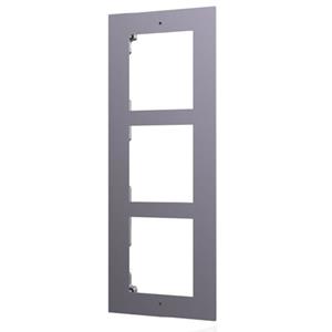 Hikvision DS-KD-ACF3 3 Module Bracket for Intercom Indoor & Outdoor use, Silver