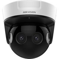 Hikvision Panoramic IP Dome Camera External 4x 2mp 4x2.8mm Lens Fixed IR 20m 12vdc Poe