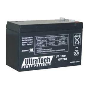 Ultratech UT-1270 Battery Sla 12v, 7.0ah, T1 Terminal