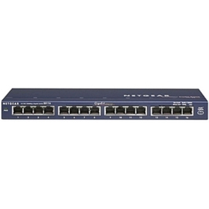 Netgear ProSafe GS116 16 poorten Ethernetswitch - 16 x Gigabit Ethernet Netwerk - Twisted-pair - 2 Layer Supported - Bureaublad, Op muur monteerbaar - 5 Jaar Limited Warranty