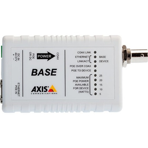AXIS T8641 Ethernet/PoE Over Coax basis
