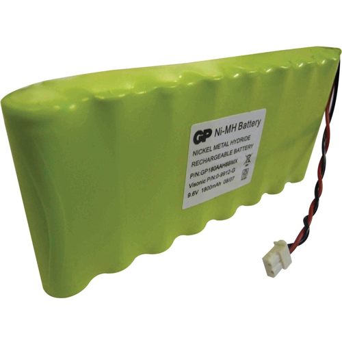 Visonic Beveiligingsapparaat, Draadloos alarm Batterij - 1800 mAh - Nickel Metal Hydride (NiMH) - 9,6 V DC - Oplaadbare batterij