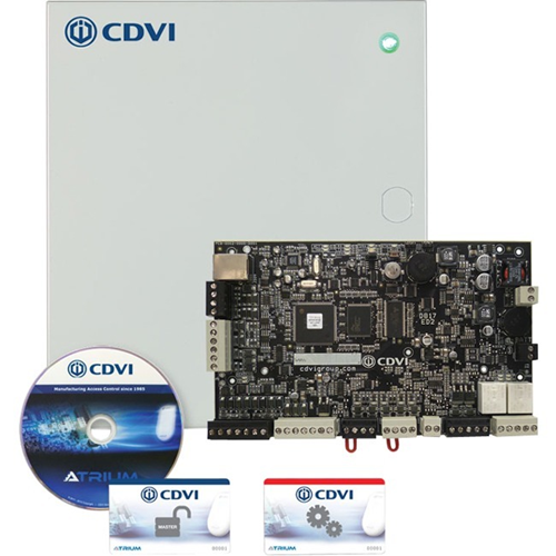 CDVI A22 Toegangscontrolesysteem, deur - Deur - 10000 Gebruiker(s) - 2 Deur(en) - 1,22 km bereik - Serieel - 120 V AC