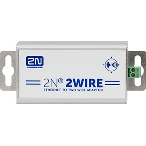 2N Adapter, ethernet naar twee draden - Aluminium