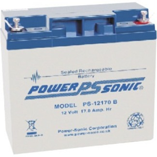 Power-Sonic PS-12170 Multifunctioneel Batterij - 17000 mAh - Gesloten lood (SLA) - 12 V DC - Oplaadbare batterij - 1 / Pak